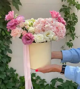 Коробка сборная из ассорти цветов № 9