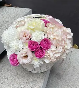 Корзина сборная из ассорти цветов №16