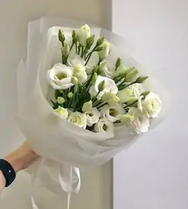 Монобукет из эустомы №9